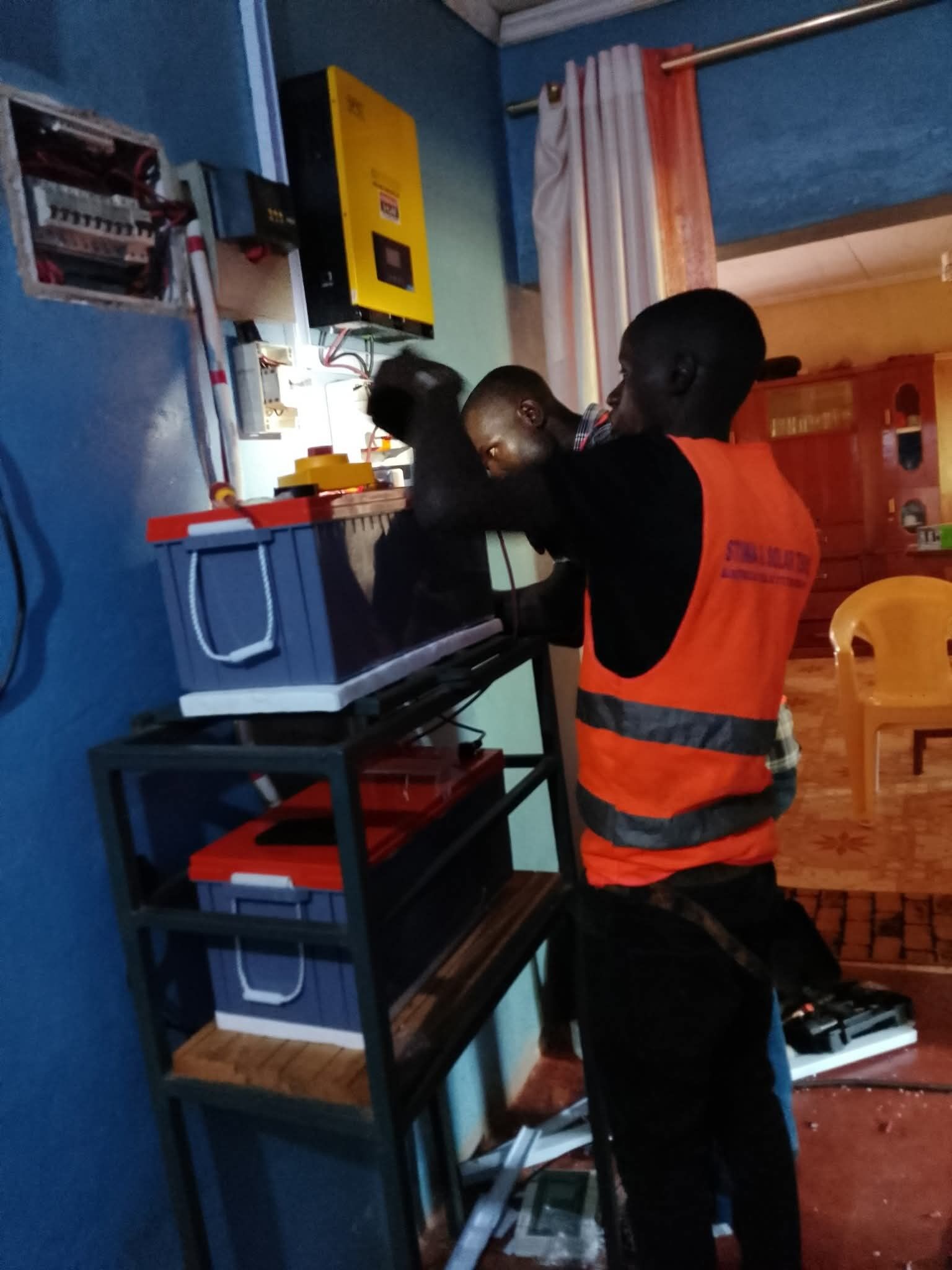 Battery storage system installation